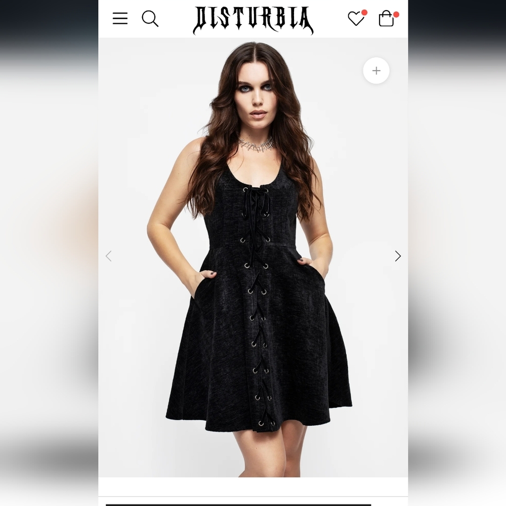Valor Lace Up Mini Dress